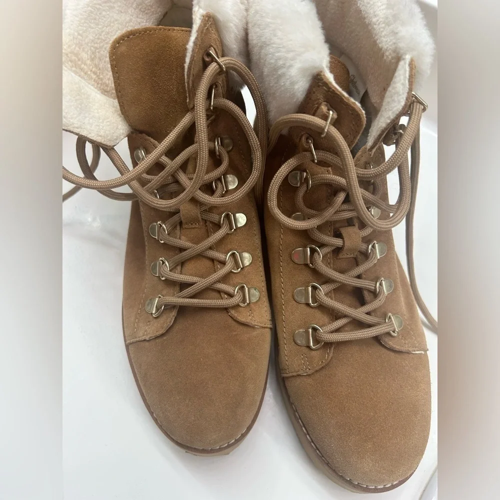 NWOT Sam Edelman Women's Tan Suede Ankle Boots